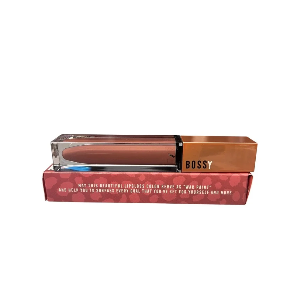Bossy Cosmetics Purposeful Liquid Lipstick Brown Nude New in Box 0.20 fl oz